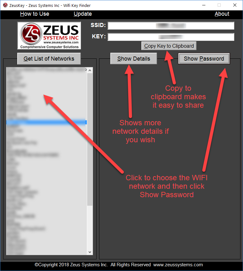 Recover Wifi Password Free Download ZeusKey Easy To Use